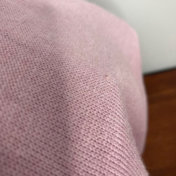 Lululemon Sweater Womens 6 Purple Cashmere Blend Open Back Still At Ease Yoga - Picture 9 of 9